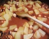 A picture of step 2 of Polpo e patate.