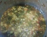 A picture of step 3 of Dal Palak.