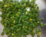 பீன்ஸ் முட்டை பொரியல் ரெசிபி ஸ்டேப் 1 புகைப்படம்