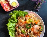 Foto langkah ke 4 dari resep Khao Pad Kung | Nasi Goreng Udang ala Thailand.