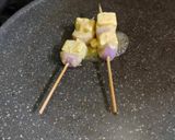 A picture of step 4 of Paneer tikka (dry).