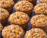 A picture of step 3 of Mango Macadamia Muffins.
