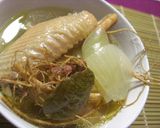 小藥膳狗尾草燉雞的食譜步驟6照片