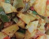 Capsicum with potato recipe step 5 photo