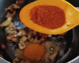 A picture of step 2 of Chane ki sabji.