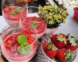 Foto langkah ke 6 dari resep 503. Milky Pudding with Strawberry Sauce.