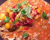 Foto del passaggio 10 della ricetta Fregola sarda fatta a mano con lupini in guazzetto