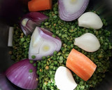 Foto del paso 4 de la receta: Crema de guisantes deshidratados