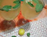 A picture of step 3 of Mint lemonade.