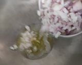 A picture of step 5 of NORTH INDIAN THALI For lunch mutter -paneer, aloo gobhi, moong dal tadka,jeera rice,pickle, roti.