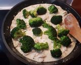 Póréhagymás brokkolis csirkemell tejszínnel recept fázis 3 fotója
