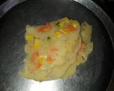 A picture of step 2 of Semolina or Suji Rolls.