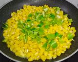 A picture of step 3 of Butter Corn Chaat.