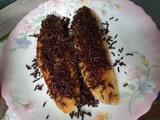 Pisang bakar coklat keju