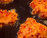 A picture of step 4 of Pan fried carrot bread.
