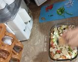 A picture of step 4 of Pizza pasta.
