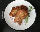 Mustáros-fokhagymás oldalas recept fázis 4 fotója