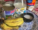 A picture of step 1 of Banana coconut 🥥 Smoothie.