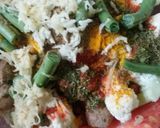 A picture of step 2 of Vegetable Biryani.