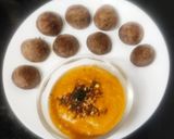 A picture of step 6 of Red rice paniyaram.