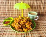 A picture of step 4 of Crispy Corn, Bell Pepper, and Onion Fritters – Corn Capsicum Onion Fritters – Monsoon Munching – Ready in 15 Minutes.