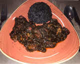 Foto del paso 4 de la receta: Calamares enlatados en su tinta con arroz negro