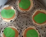 Foto langkah ke 3 dari resep Bolu Kukus Pandan Coklat.