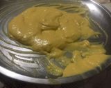 A picture of step 3 of Steamed mango sandesh.