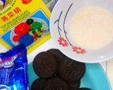 Foto langkah ke 4 dari resep Puding susu coklat lapis oreo 🍮🍼🍫🍪.