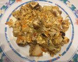 Foto del paso 4 de la receta: Revuelto de pollo y piña agridulce!