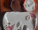 A picture of step 2 of Chocolate double decker cake🎂.
