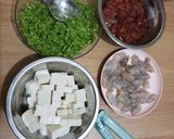 菜心料理之~牛肉海鮮羹or湯的食譜步驟1照片