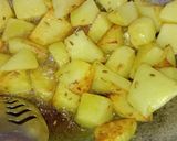 A picture of step 1 of Methi Sabzi.