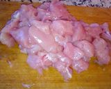 Foto del paso 1 de la receta: Macarrones con salsa blanca y pollo