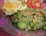 Foto langkah ke 2 dari resep Nasgor ijo tabur petei.