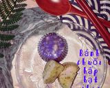 Hình bước làm 5 của món Ăn dặm cho bé: Bánh chuối hấp hạt chia
