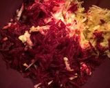 A picture of step 1 of Apple beetroot salad.