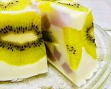 Cara Membuat 304 Puding Kiwi Blackcurrant Yogurt 6