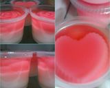 Foto langkah ke 7 dari resep Puding mawar & love kaca..