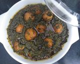 A picture of step 8 of Spinach Kofta(chicken ball).