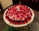 صورة لخطوة 7 من وصفة تورته الريد فورست 🎂