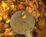 A picture of step 5 of South Indian style potato masala.