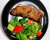 Hình bước làm 3 của món Sườn Bò Nướng Mật Ong Sốt Sate