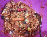 Foto langkah ke 2 dari resep Pepes tongkol mangga muda.