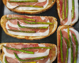 Foto del paso 2 de la receta: Tosta de espárragos y jamón