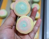 Foto langkah ke 7 dari resep Unicorn rainbow pastry mooncake(spiral mooncake).