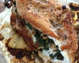 Φωτογραφία βήματος 6 της συνταγής Baked chicken Florentine - Κοτόπουλο με γέμιση σπανάκι και φέτα