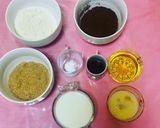 A picture of step 1 of Chocolate sheet cake.