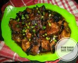 Foto langkah ke 5 dari resep Ayam Bakar Saos Tomat.