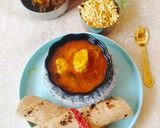 A picture of step 8 of Gatte ki sabji (Besan ke gatte / Gram flour Curry).
